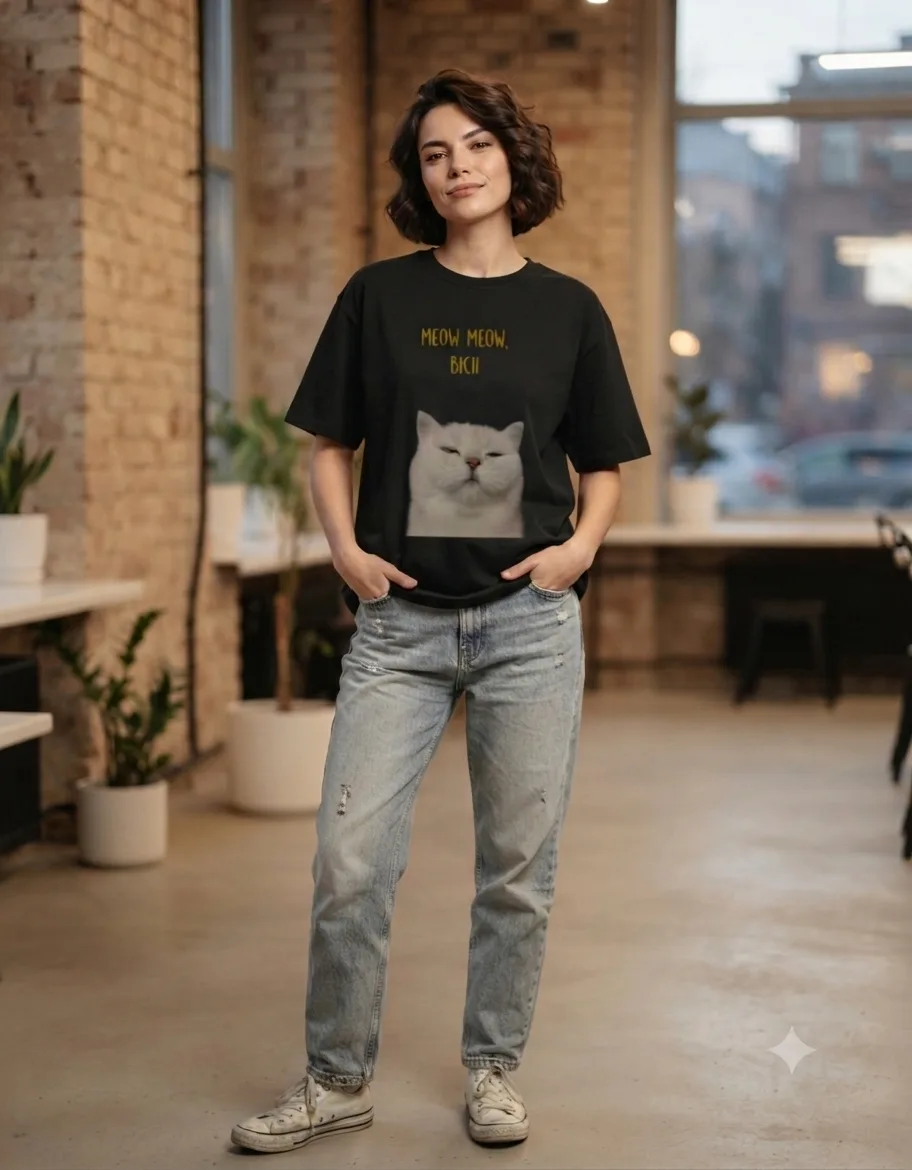 Meow Meow Bich Tee