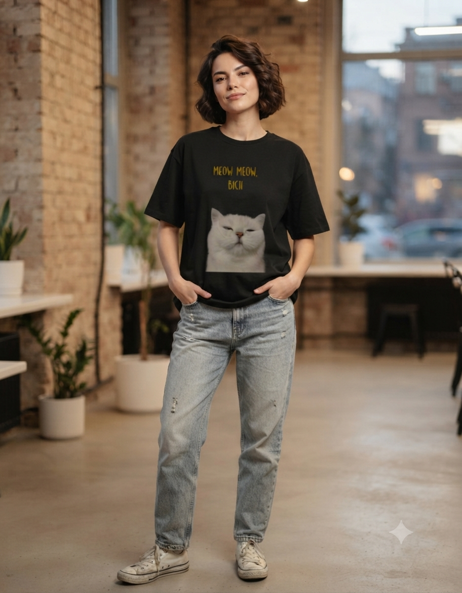 Meow Meow Bich Tee