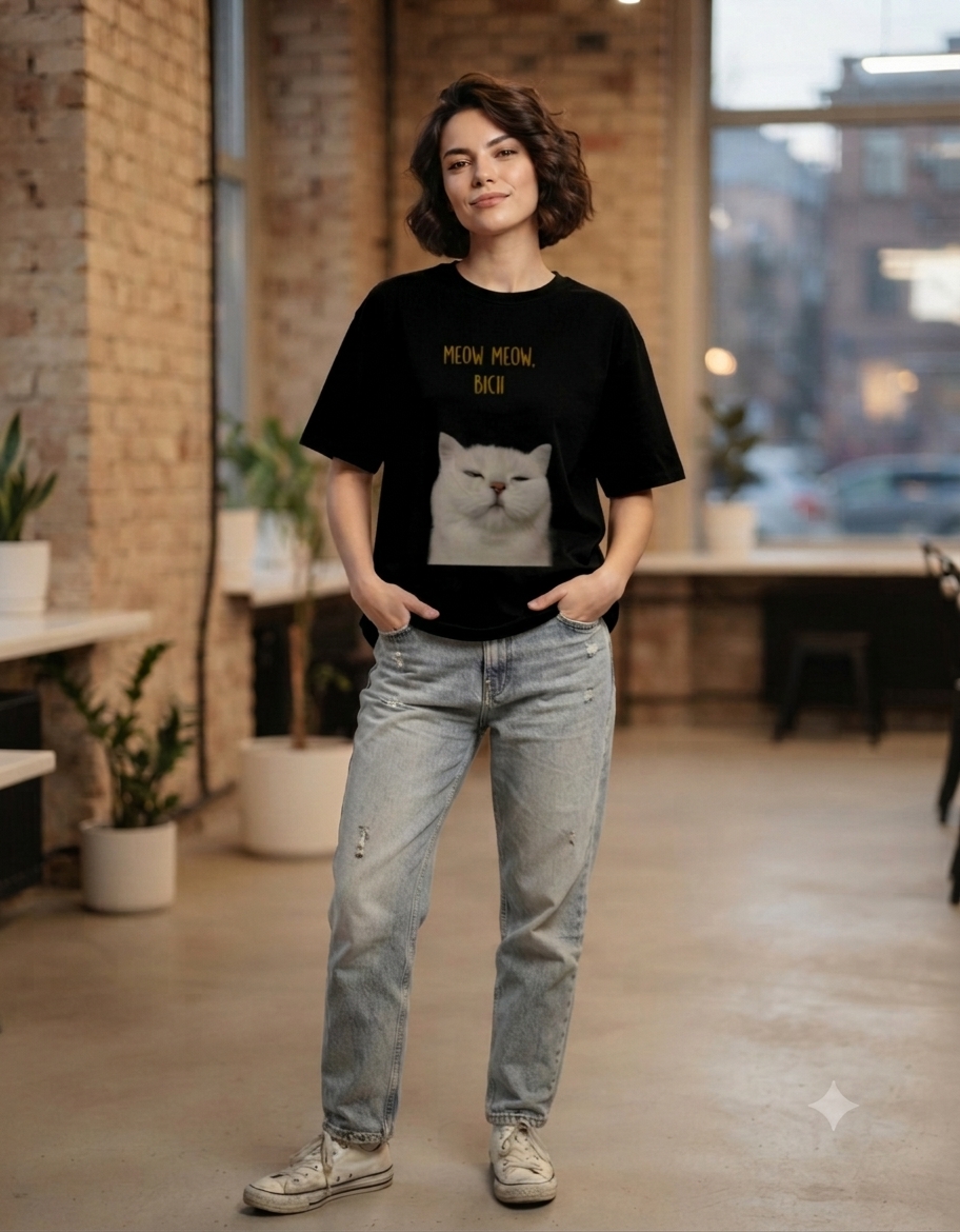 Meow Meow Bich Tee