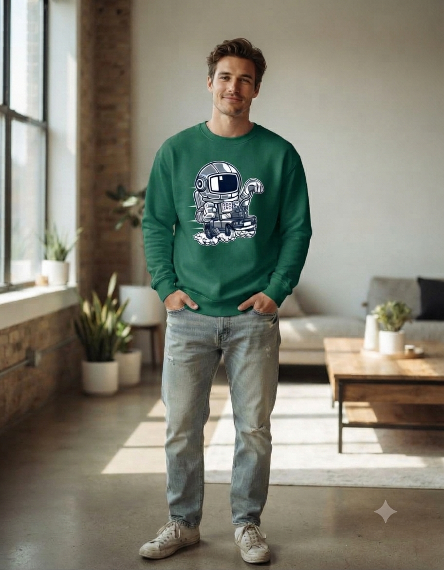Astronaut Oversized Sweatshirt