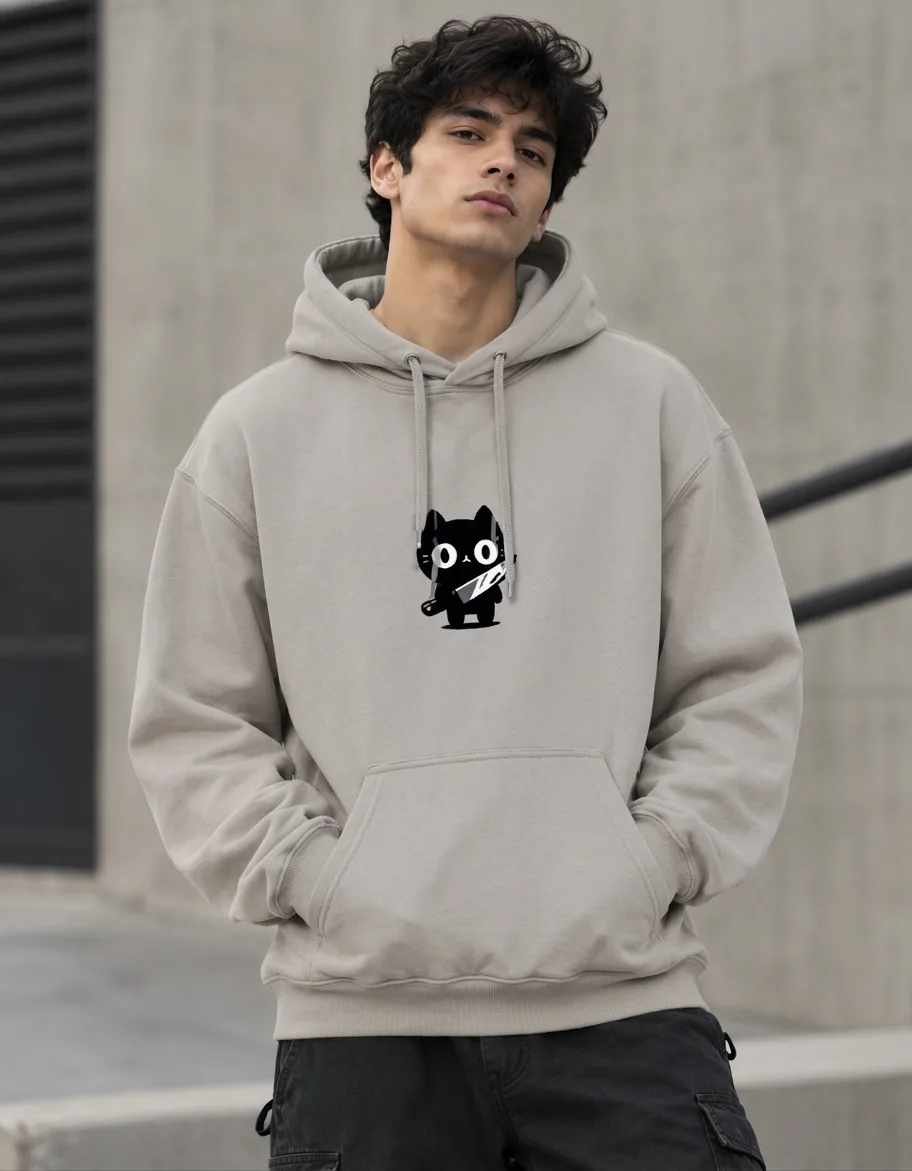 Knife cat Hoodie