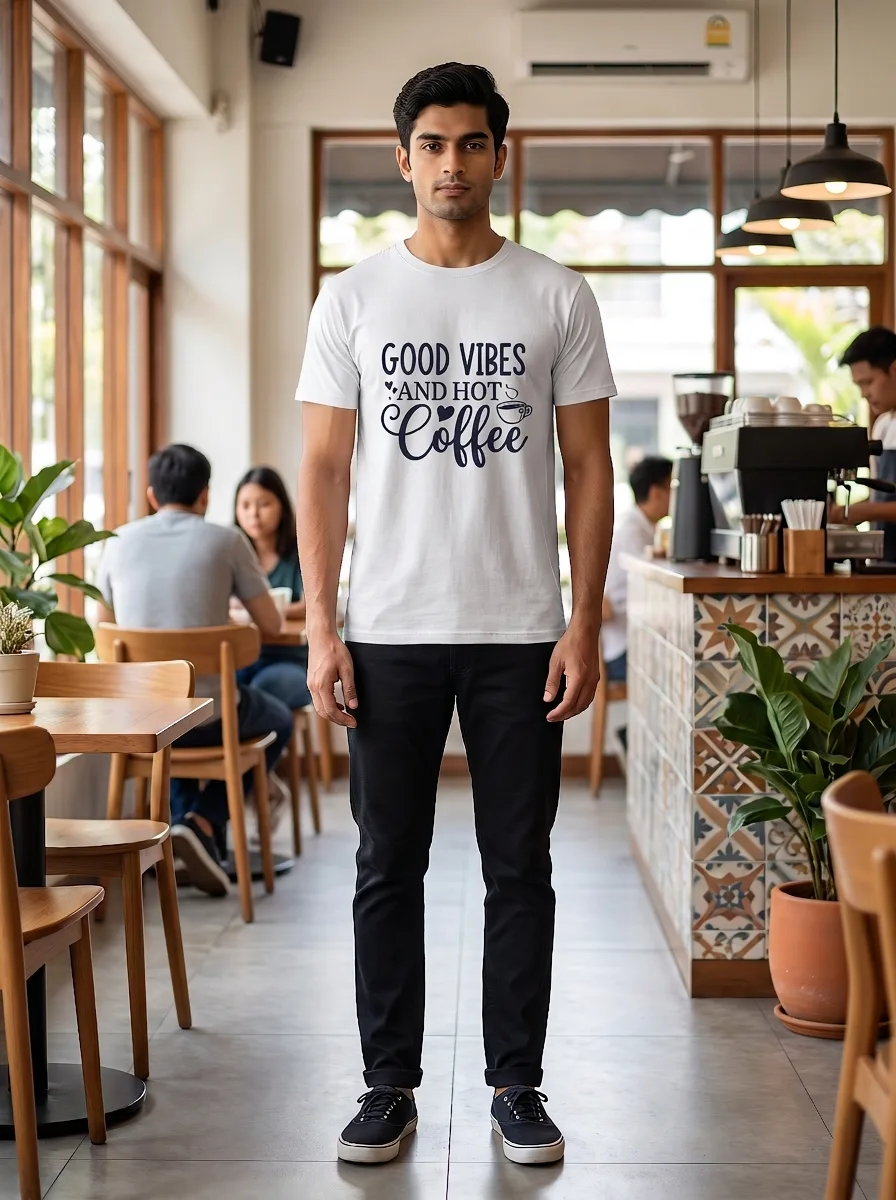 Good vibes and Coffee Tee