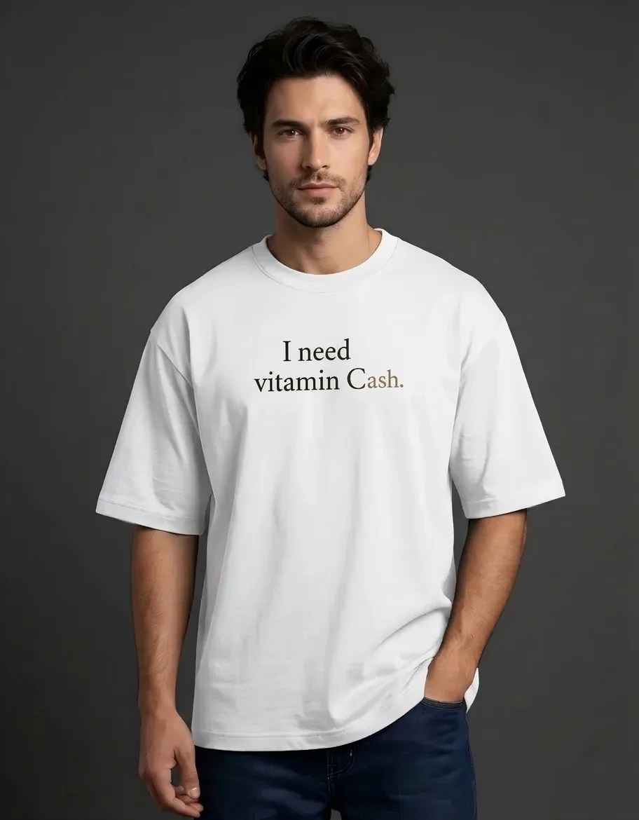 Vitamin Cash Oversized Tee