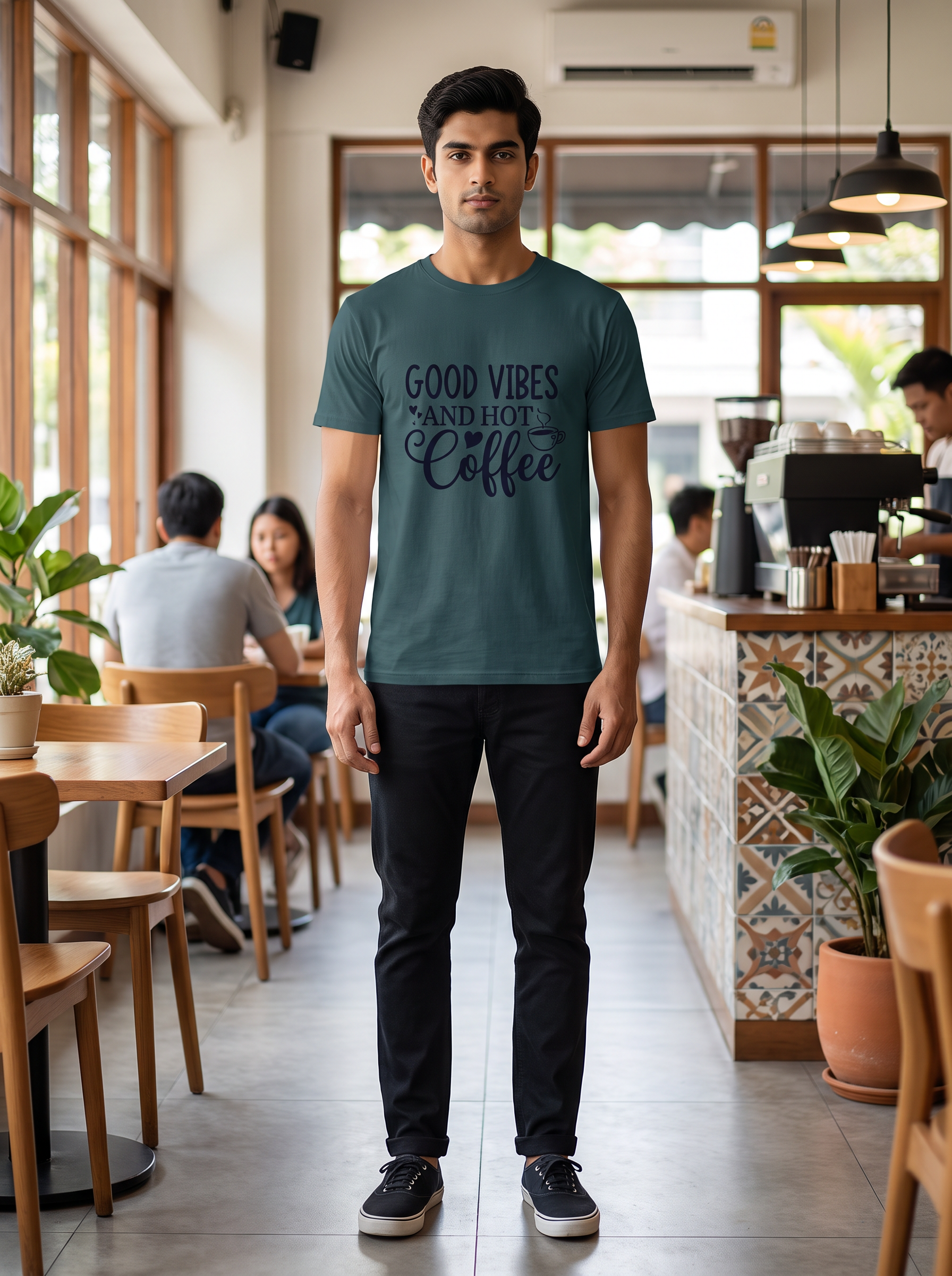 Good vibes and Coffee Tee